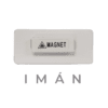 Placa identificativa con imán