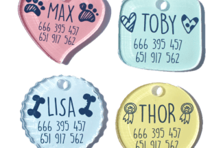 Placas para perros personalizadas