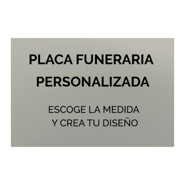 Placa funeraria