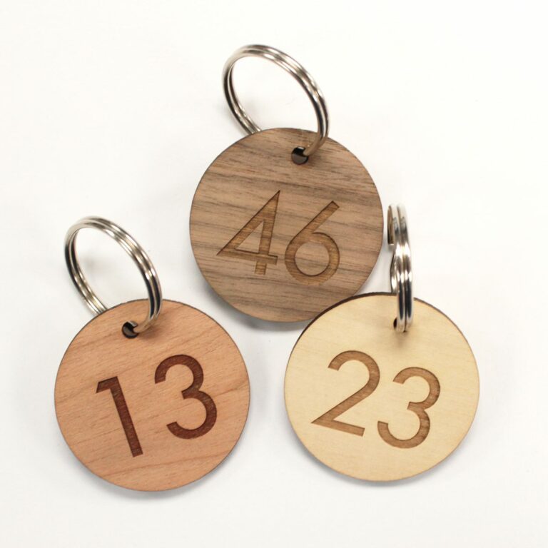 Llaveros con numeros