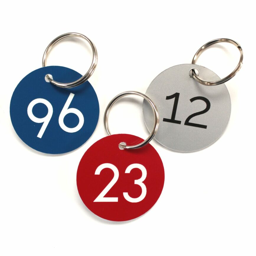 llaveros con numeros