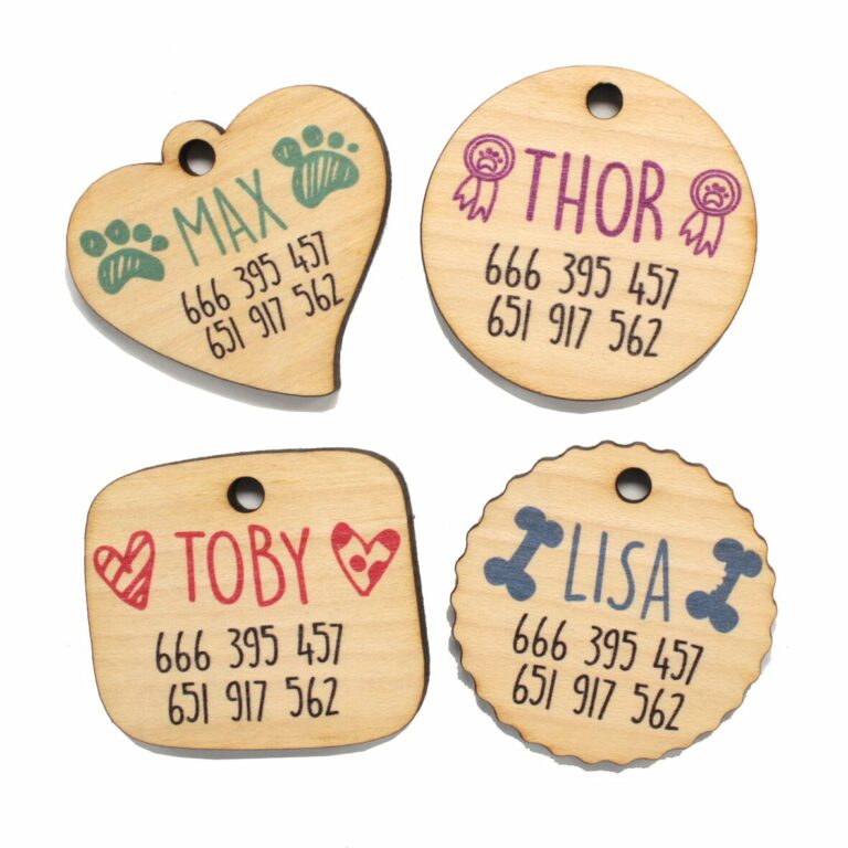 Placas identificativas para perros