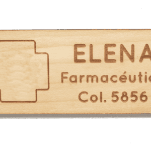 Placa identificativa farmaceutico