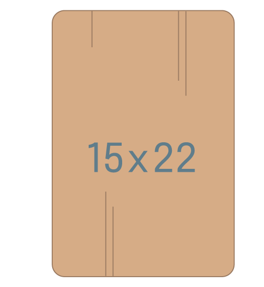 Madera grande a 1 cara