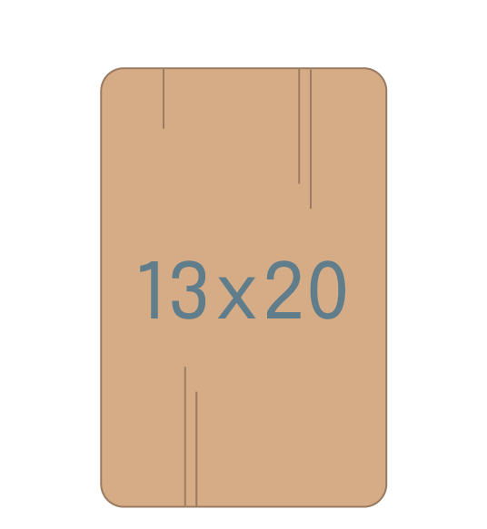 Madera pequeña a 1 cara