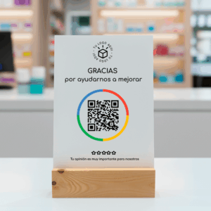 Cartel valoraciones Google (metacrilato)