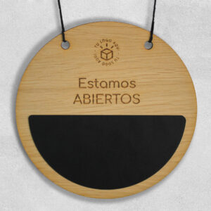 Cartel horario giratorio