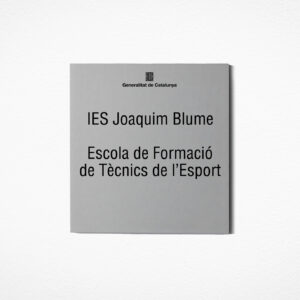 Senyalització oficial per a centres docents i penitenciaris de la Generalitat Catalunya
