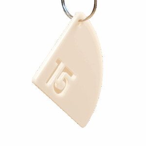 Llaveros de metacrilato con formas personalizadas 4,5x4,5cm