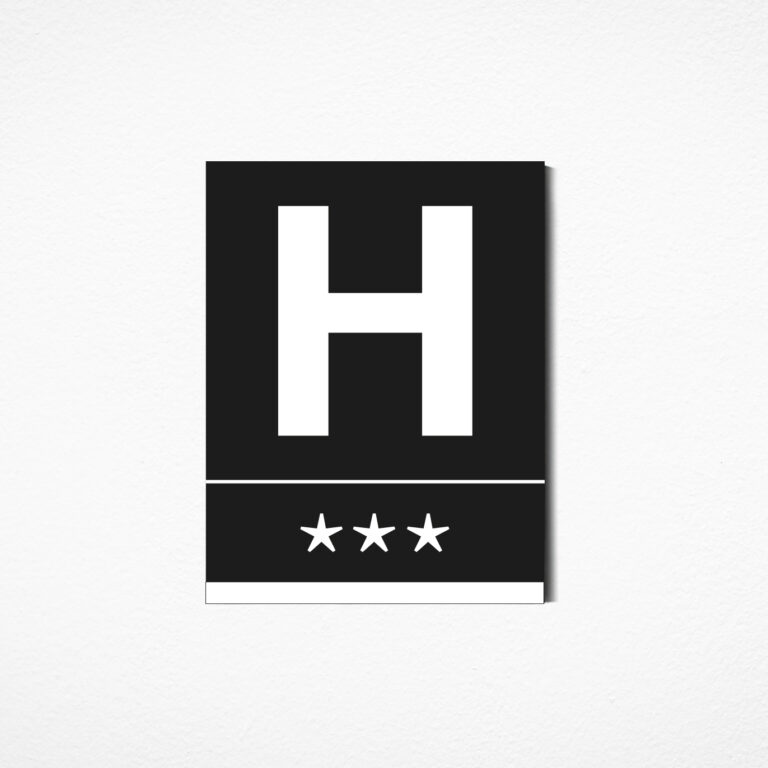 Placa oficial per hotels Catalunya