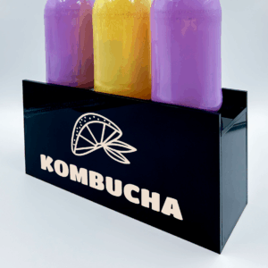 Expositor de botellas de metacrilato publicitario