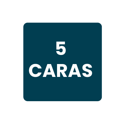 5 caras