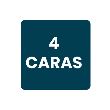 4 caras